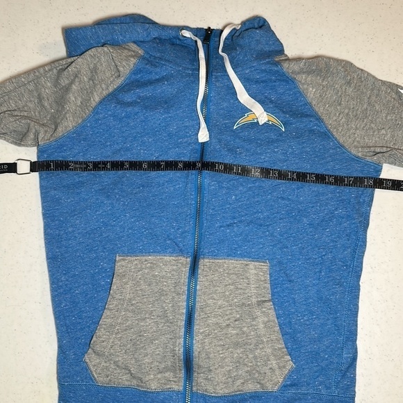 Nike NFL Los Angeles Chargers Full Zip Hoodie Size Small - Picture 5 of 6